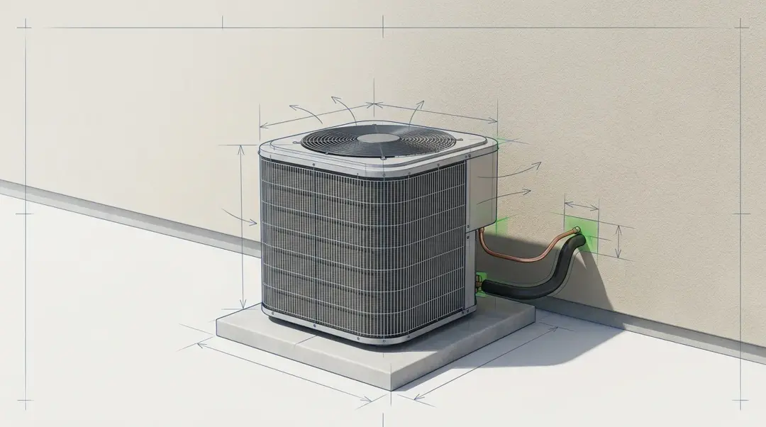 Outdoor HVAC equipment representing ductless mini split service in Sacramento